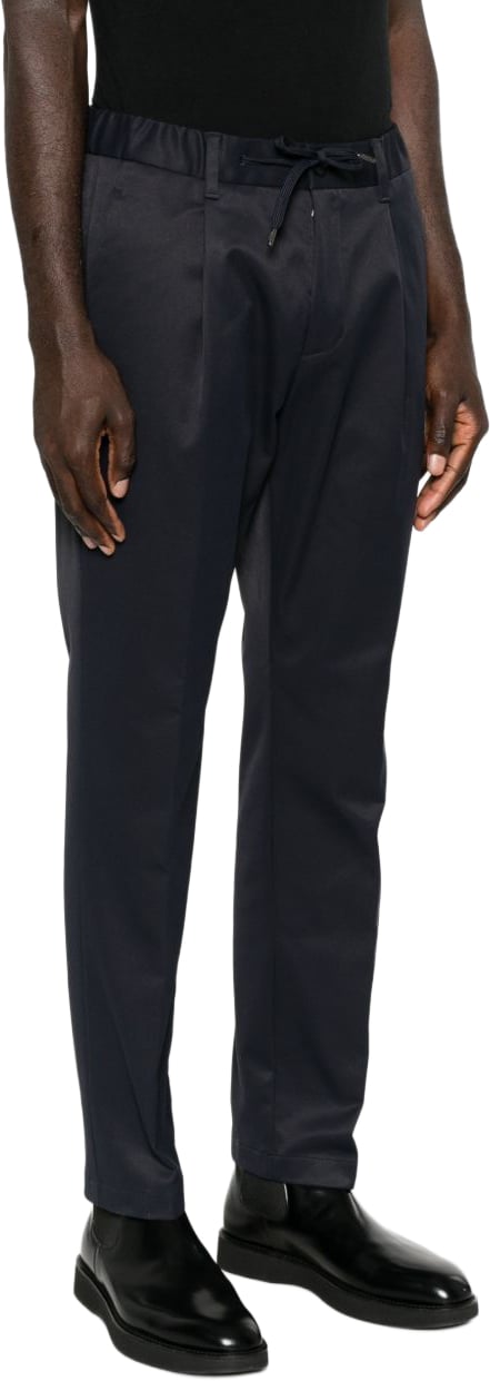 Herno Trousers Navy Navy
