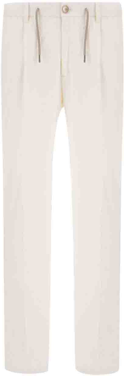 Herno Trousers White Wit