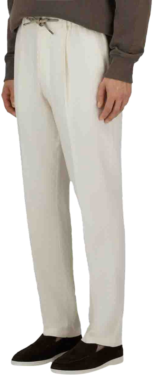 Herno Trousers White Wit