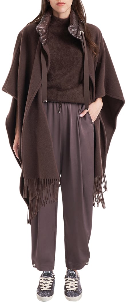 Herno Pleated satin pants Bruin