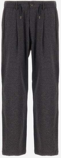 Herno Trousers Grey Grijs