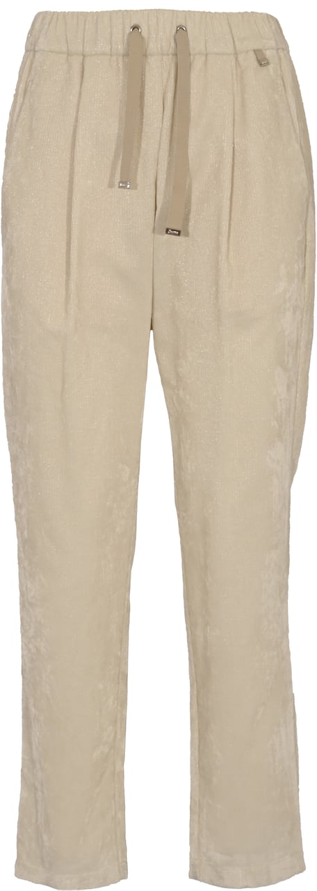 Herno Trousers Chantilly Beige