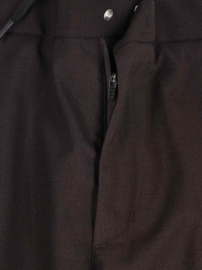 Herno Wool Track Pants – Brown Bruin