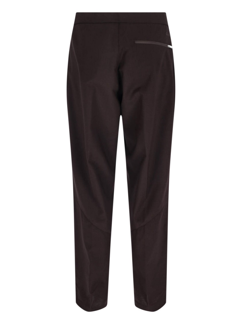 Herno Wool Track Pants – Brown Bruin