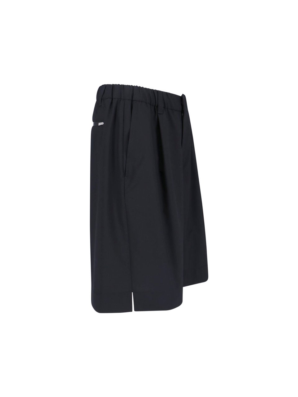 Herno Wool Blend Shorts – Black Zwart