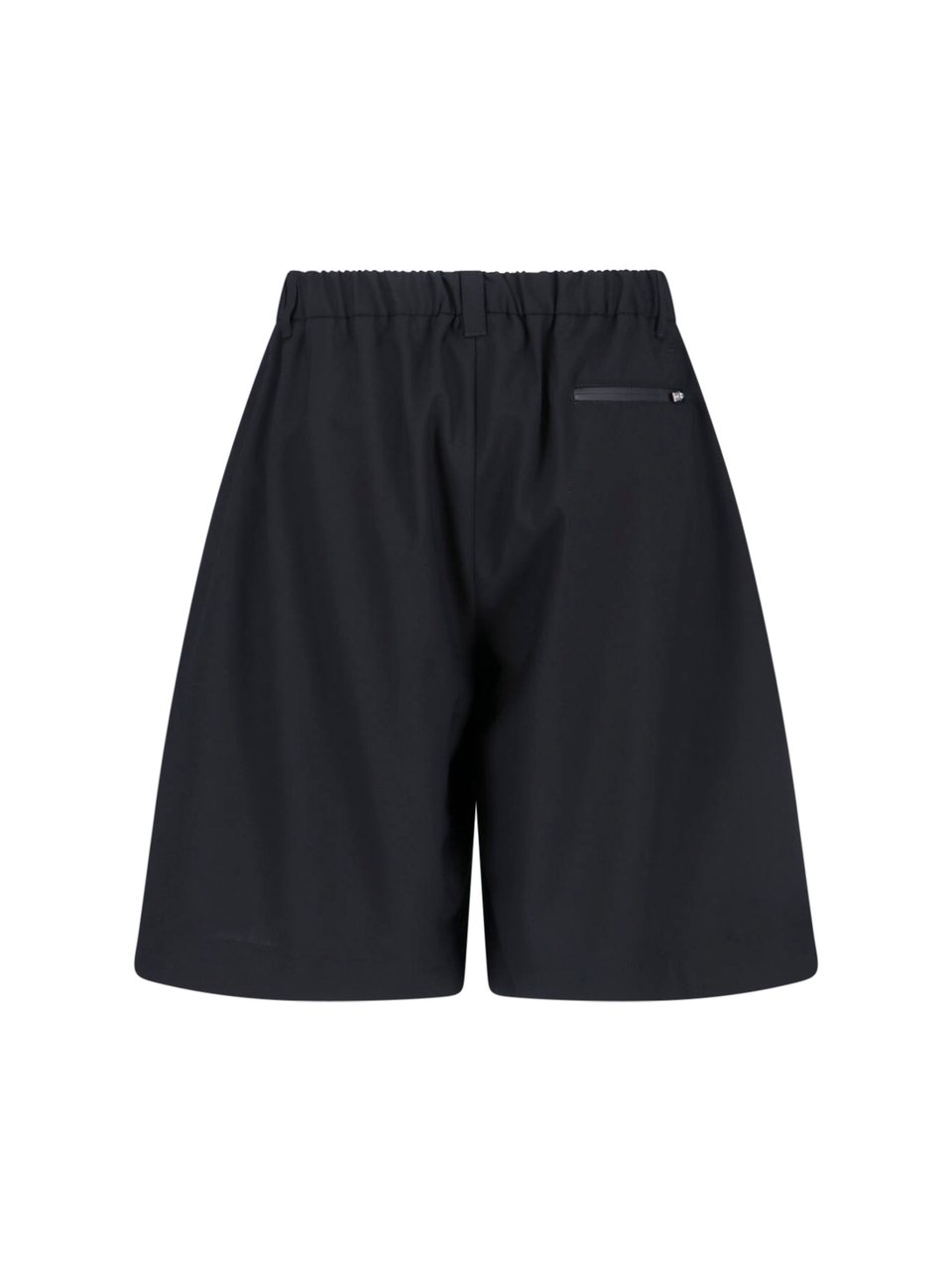 Herno Wool Blend Shorts – Black Zwart