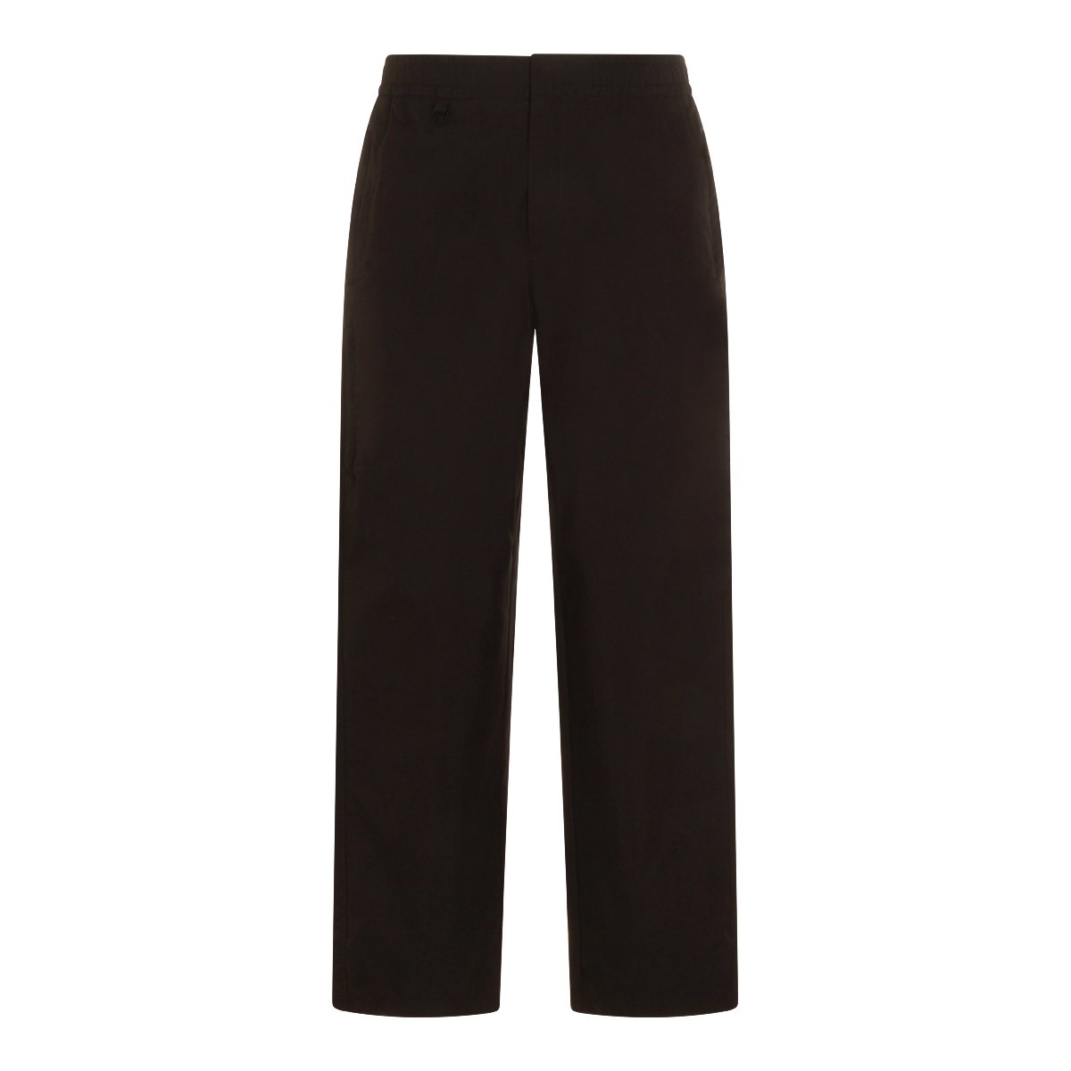 Herno Straight-Leg Trousers with Minimalist Design and Comfortable Waistband Zwart