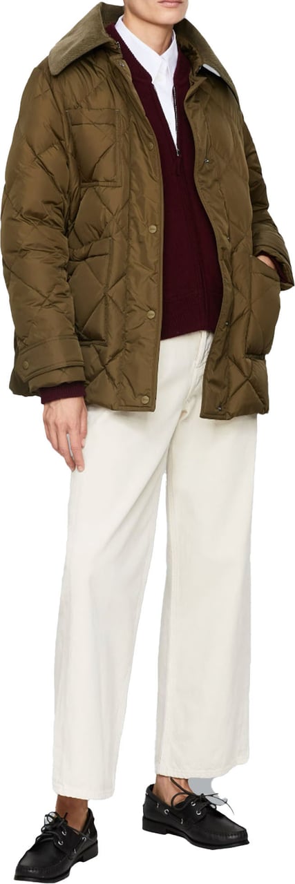 Herno QUILTED JACKET Army Green Groen