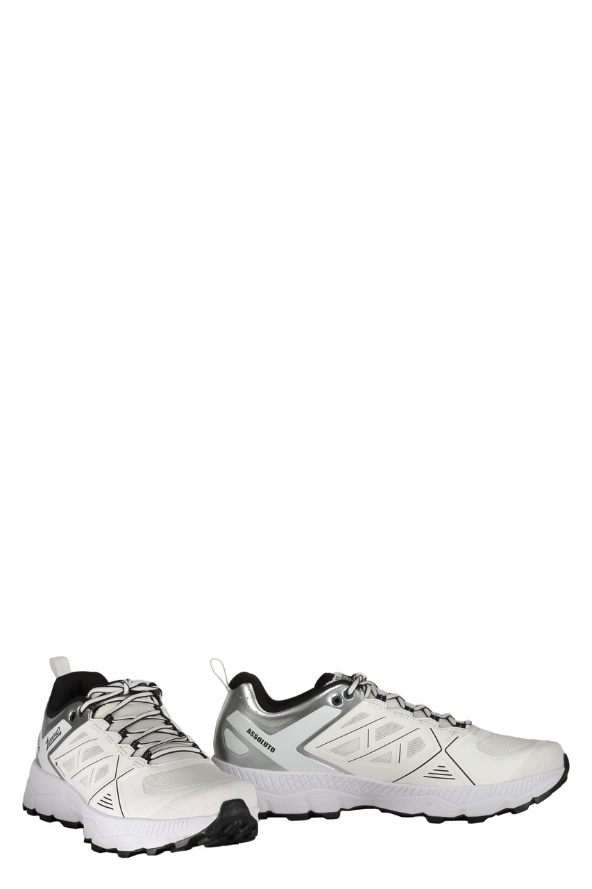 Herno Laminar contrasting color details sneakers Wit