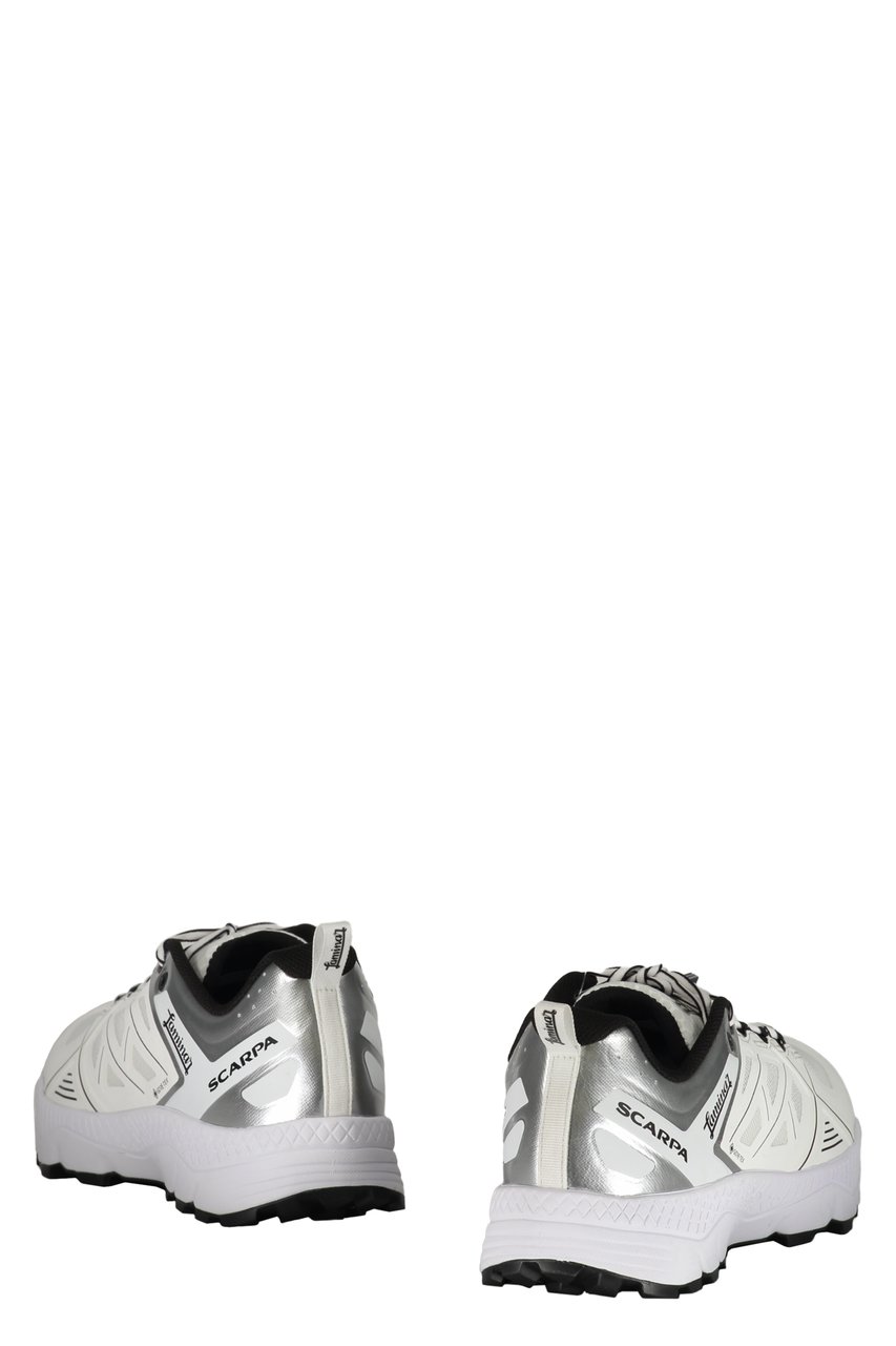 Herno Laminar contrasting color details sneakers Wit