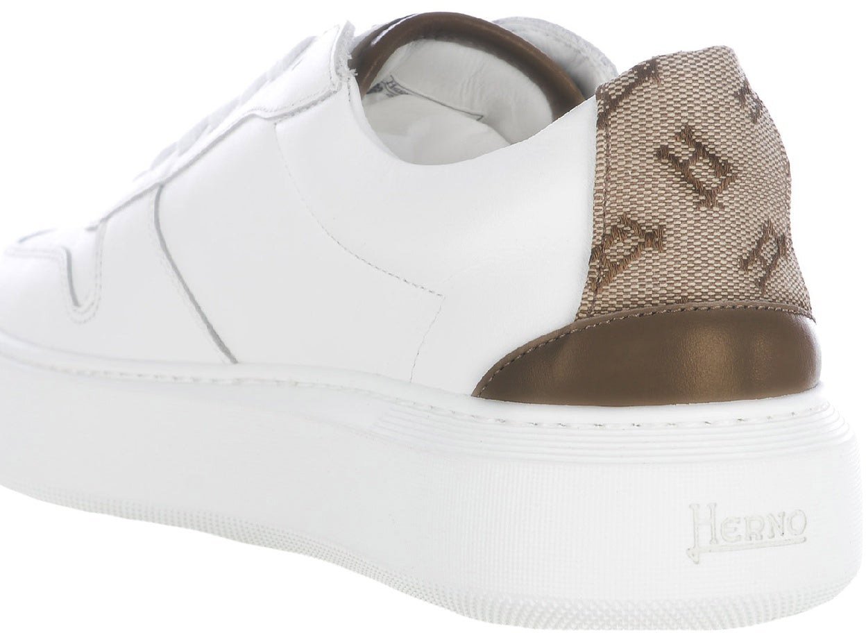 Herno HERNO Leather Sneakers Wit