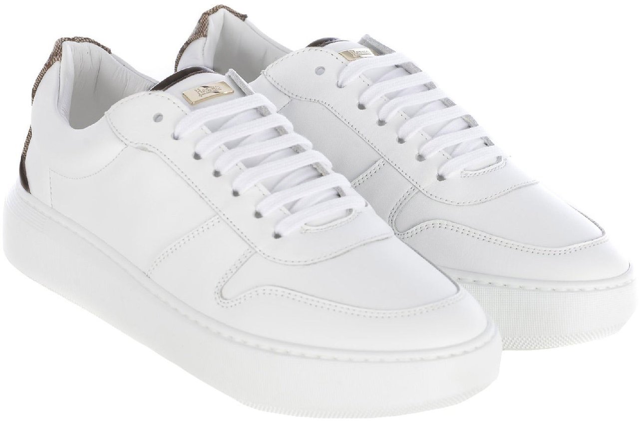 Herno HERNO Leather Sneakers Wit