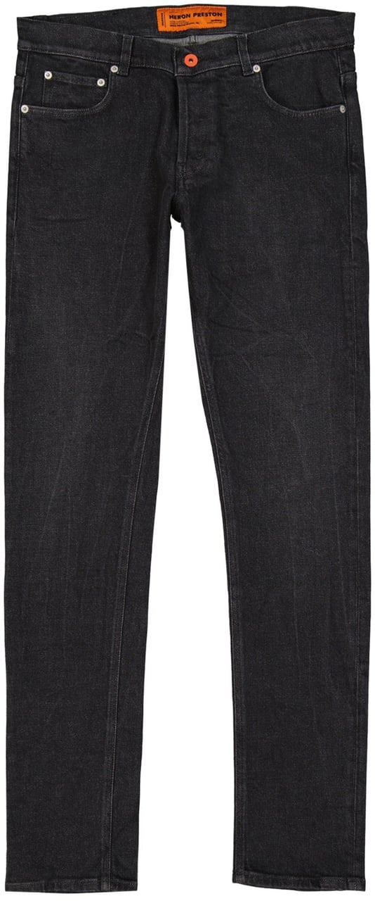 Heron Preston Cotton Denim Slim Jeans Divers