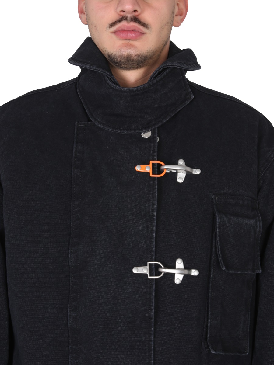 Heron Preston CANVAS JACKET Zwart