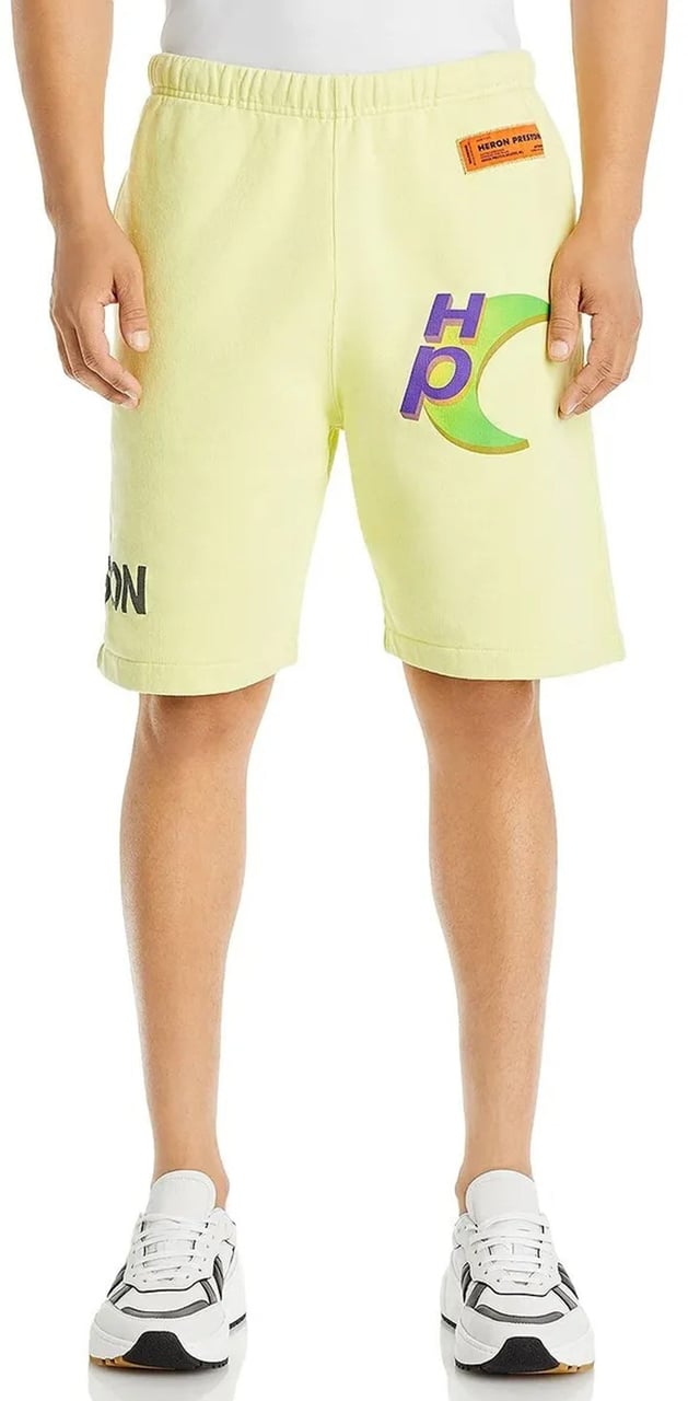 Heron Preston Cotton Shorts Geel