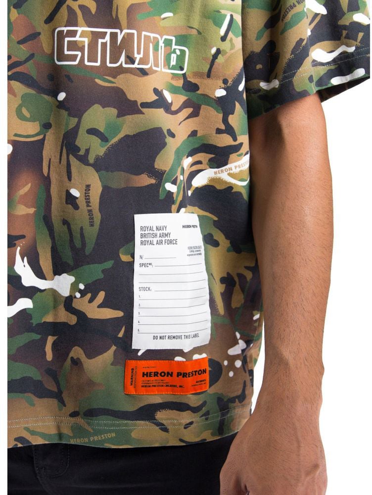 Heron Preston Heron Preston Bicolor Cotton T-Shirt Divers