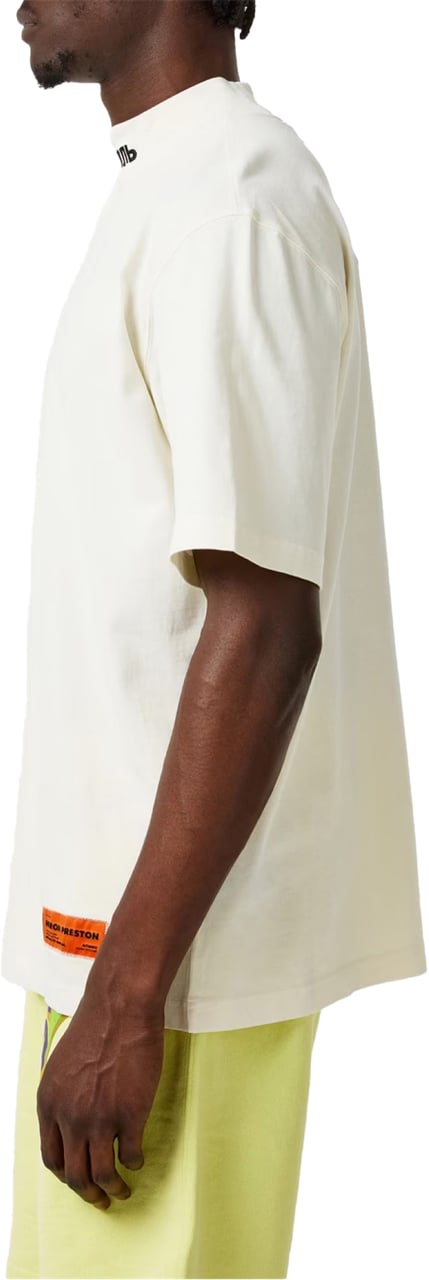 Heron Preston Ctnmb Logo Turtleneck T-shirt Wit