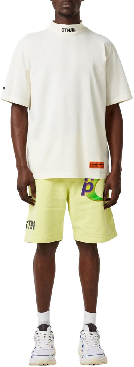 Heron Preston Ctnmb Logo Turtleneck T-shirt Wit