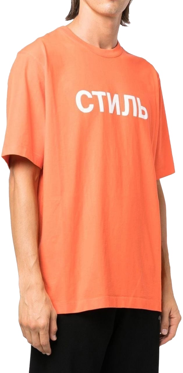 Heron Preston Ctnmb Logo T-shirt Oranje