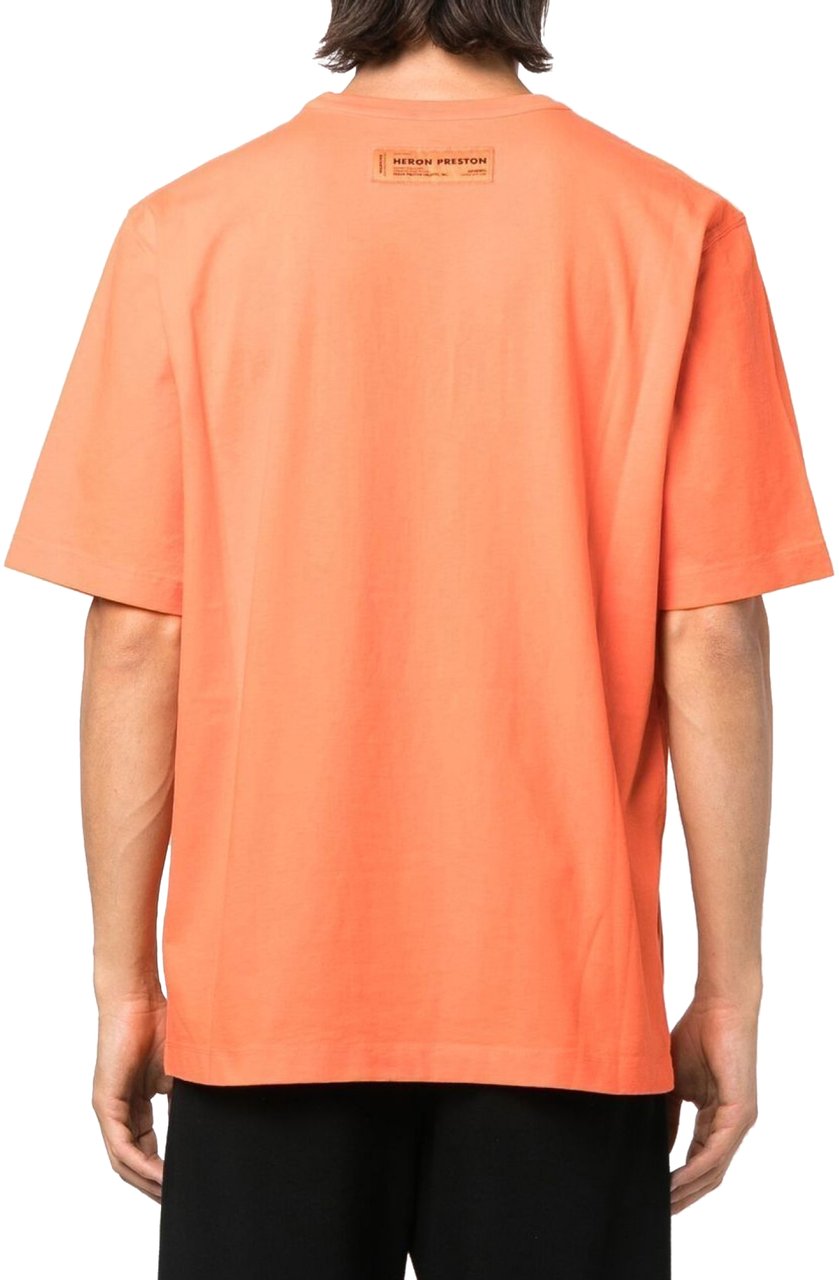 Heron Preston Ctnmb Logo T-shirt Oranje