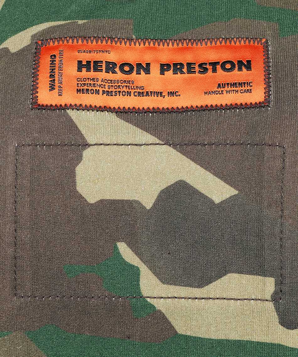 Heron Preston Printed cotton T-shirt Groen