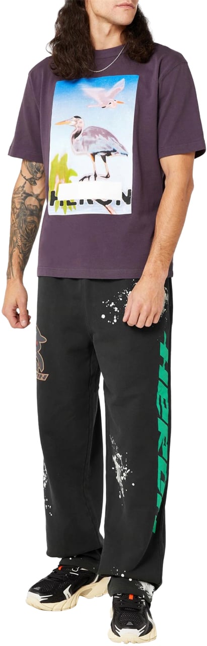 Heron Preston Censored Heron Logo T-shirt Paars