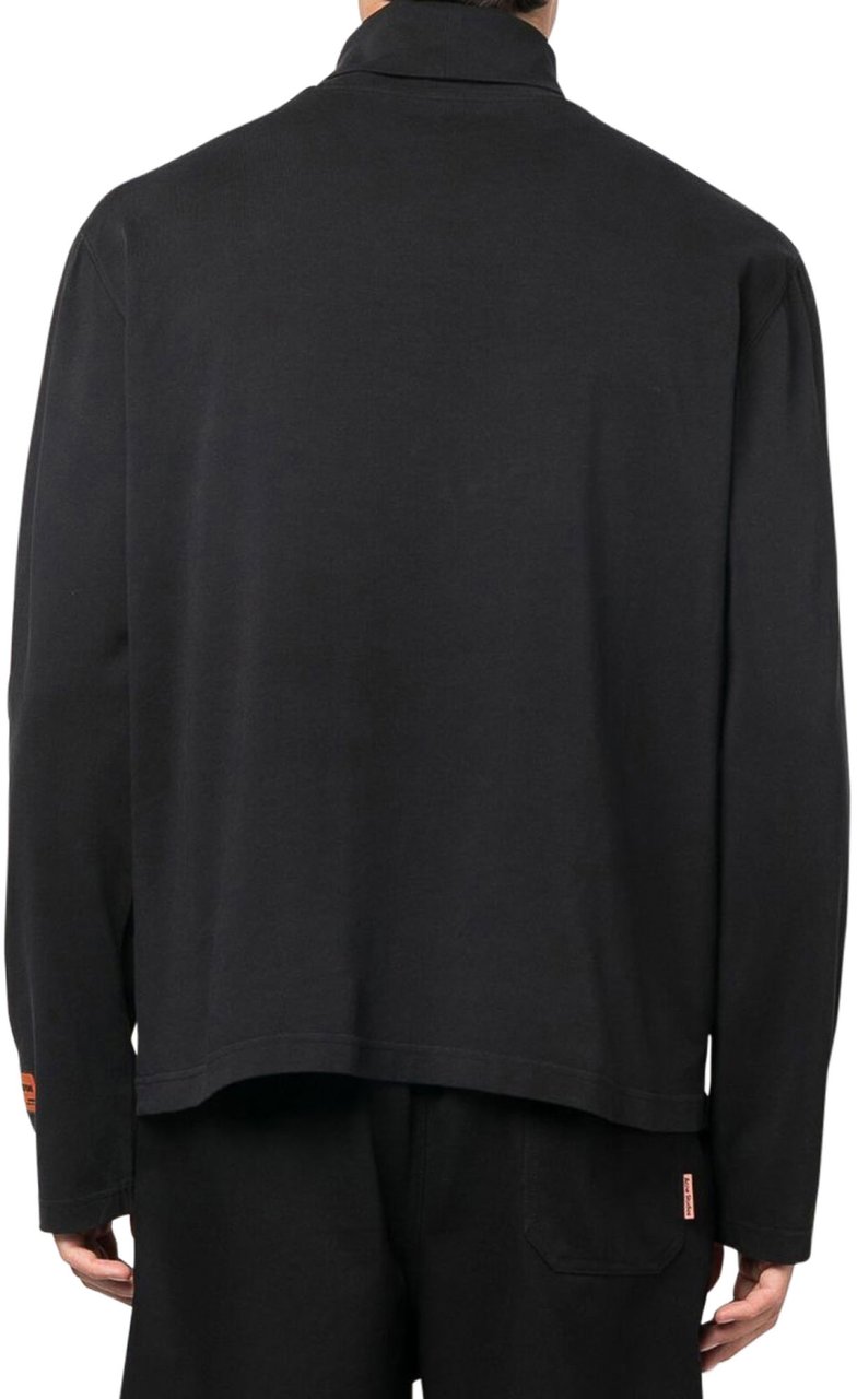 Heron Preston Nf Ctnmb Logo Rollneck T-shirt Zwart
