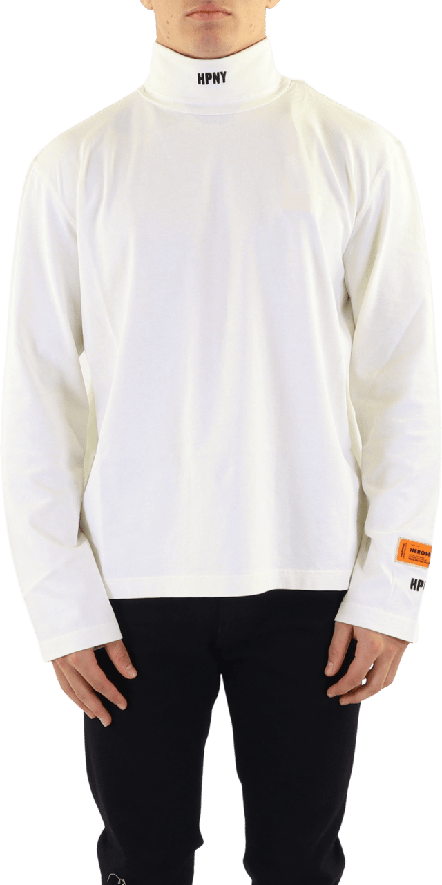 Heron Preston Heren Hpny Emb Rollneck Wit
