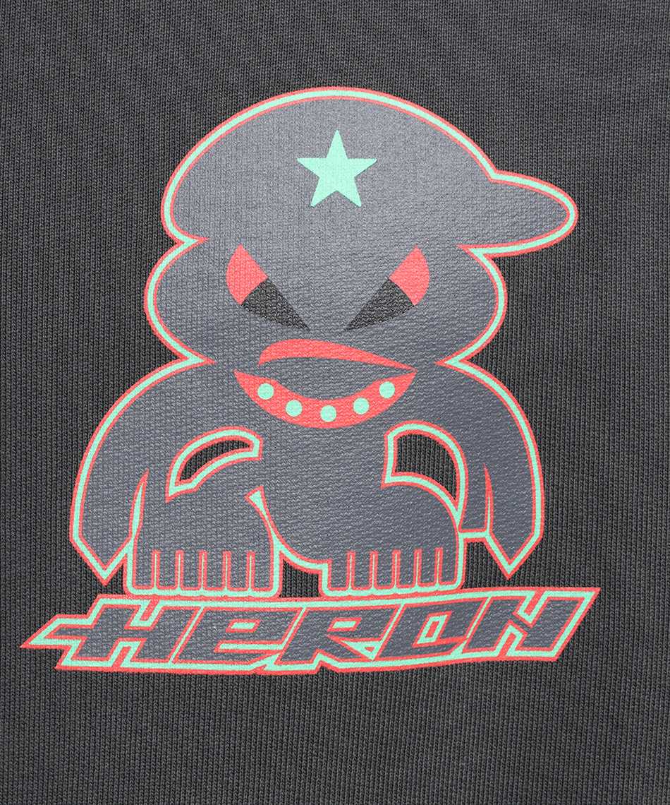 Heron Preston Printed cotton sweatshirt Zwart