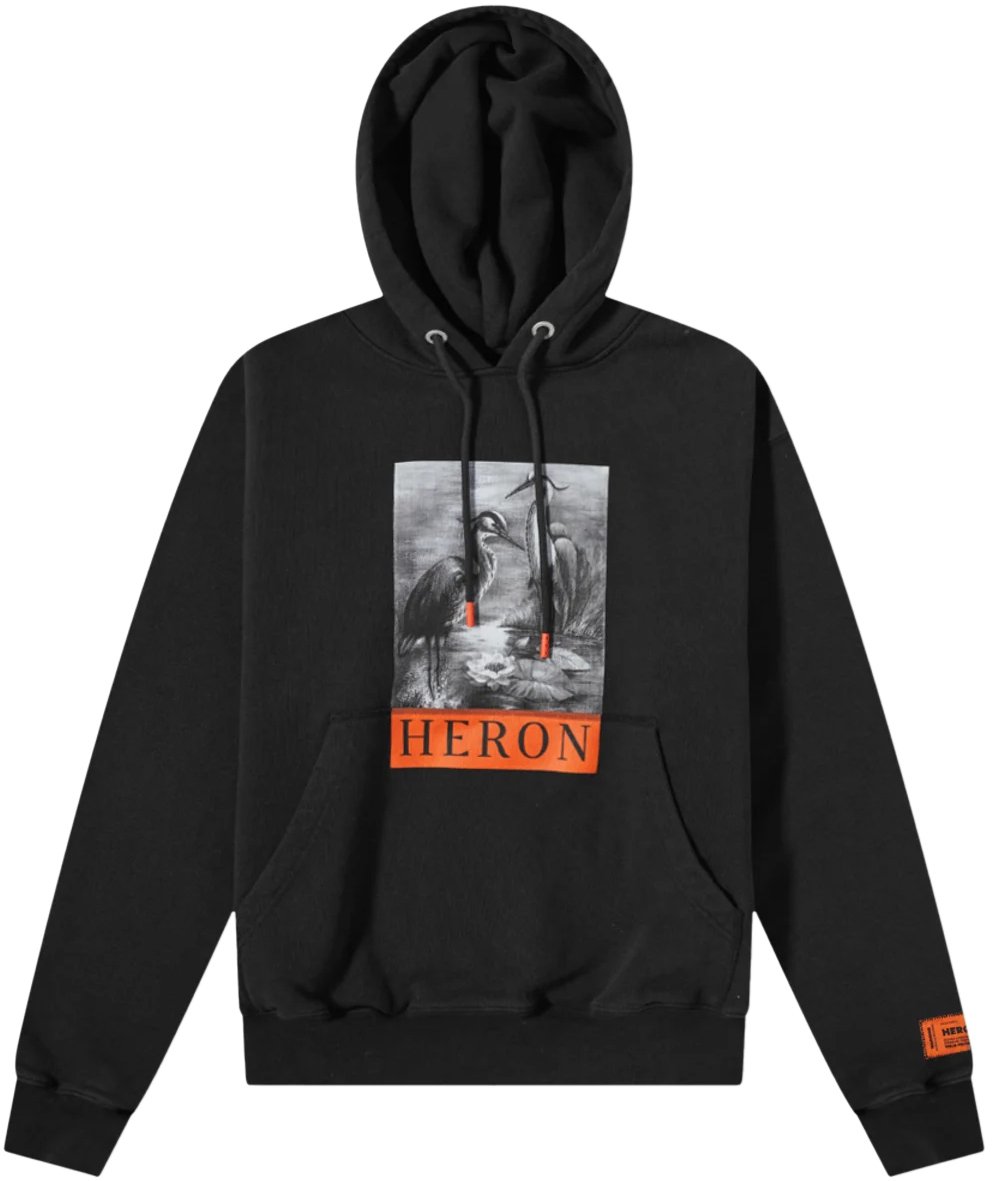 Heron Preston Bw Heron Logo Hoodie Zwart