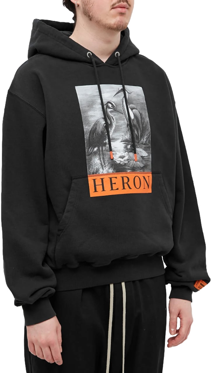 Heron Preston Bw Heron Logo Hoodie Zwart