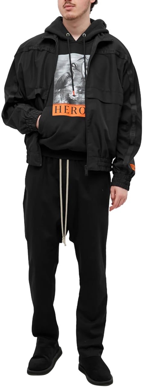 Heron Preston Bw Heron Logo Hoodie Zwart