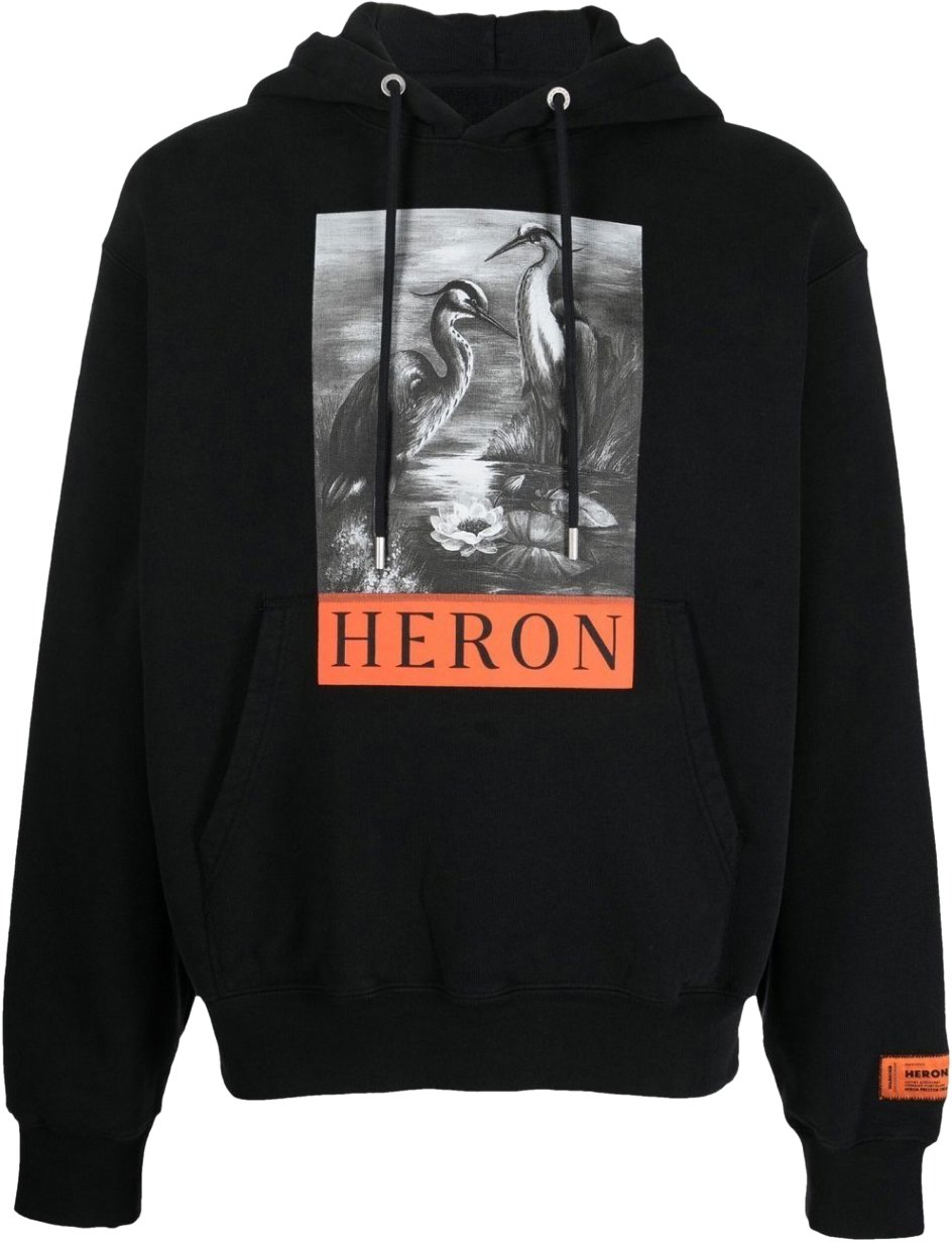 Heron Preston Nf Heron Logo Hoodie Zwart