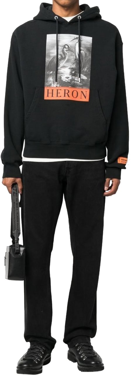 Heron Preston Nf Heron Logo Hoodie Zwart