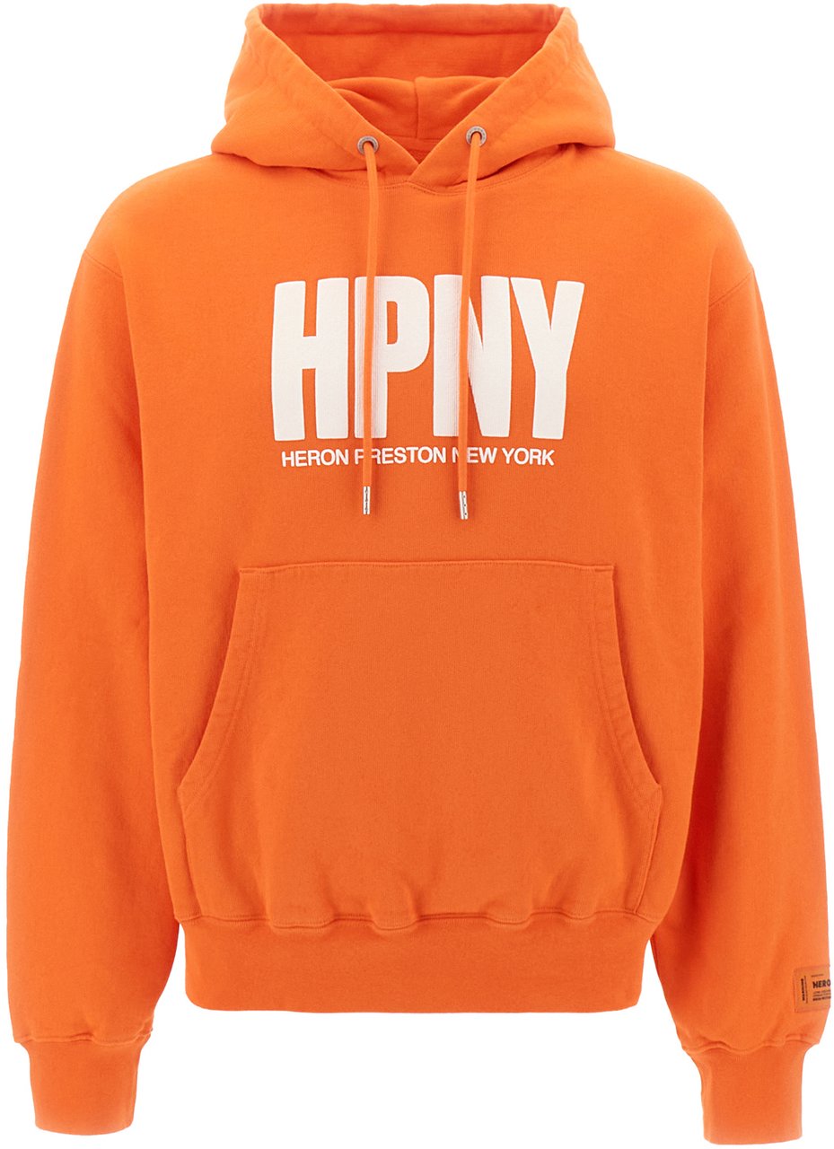 Heron Preston Heron Preston Orange cotton sweatshirt Oranje