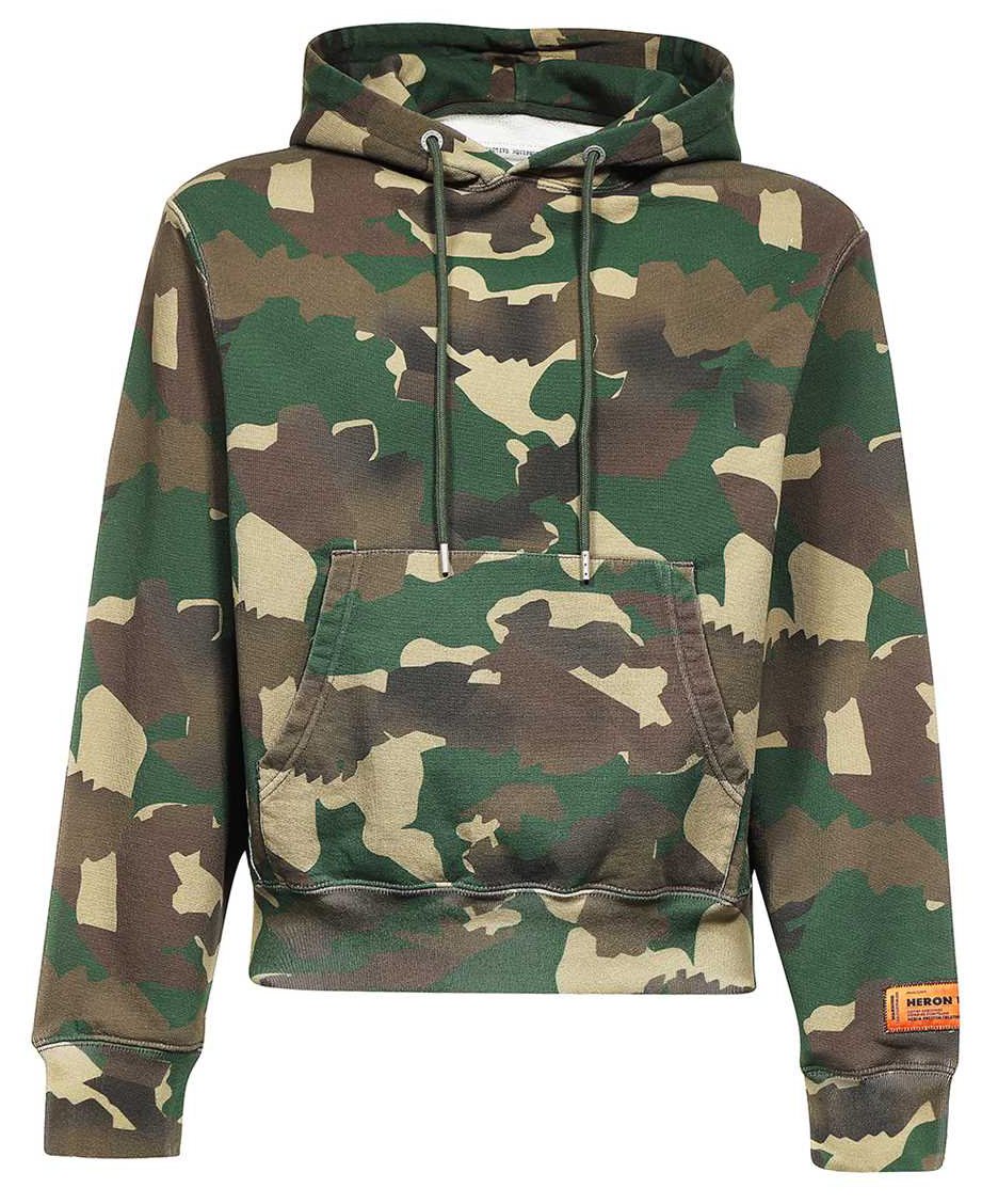 Heron Preston Cotton hoodie Groen