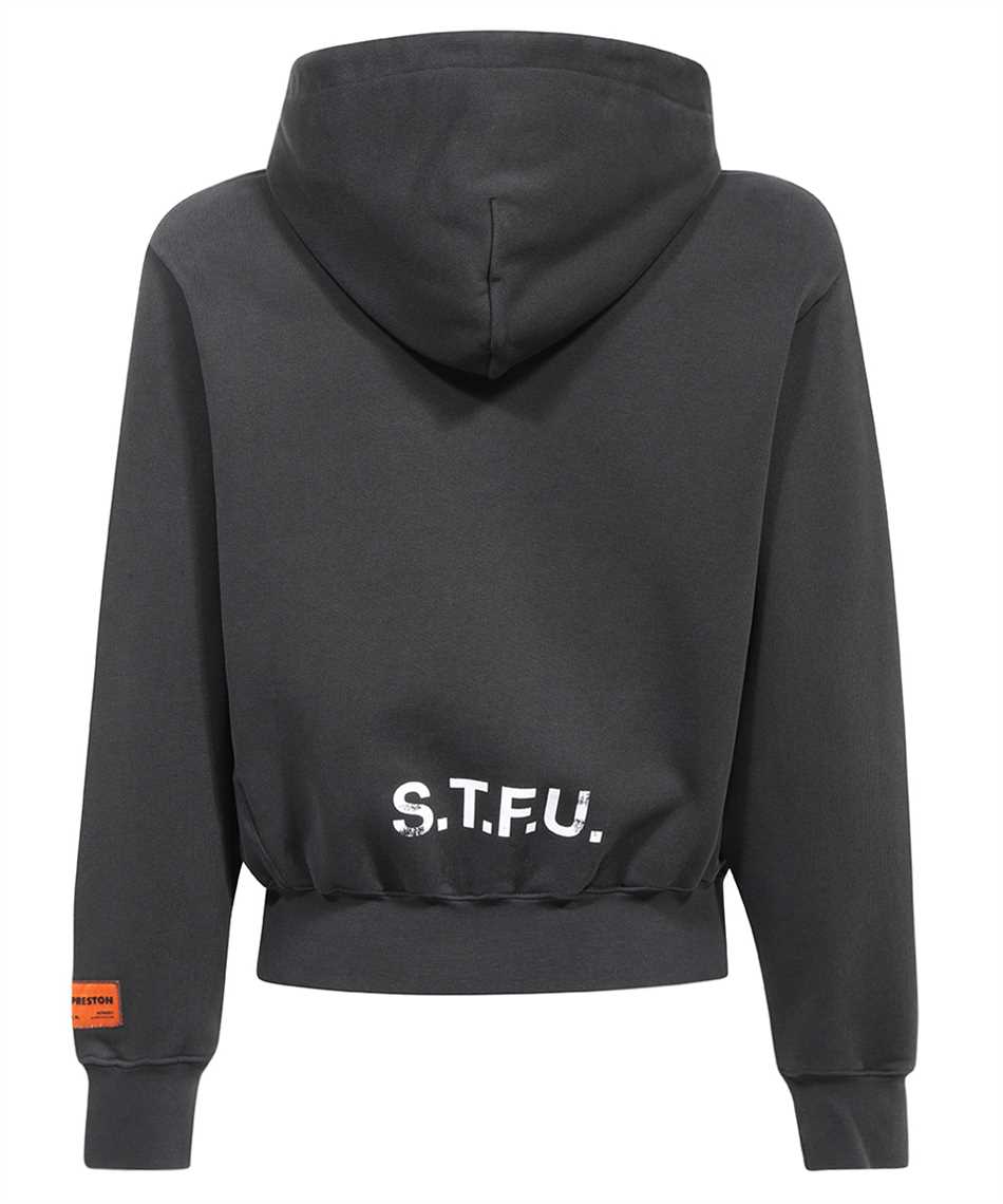 Heron Preston Cotton hoodie Zwart