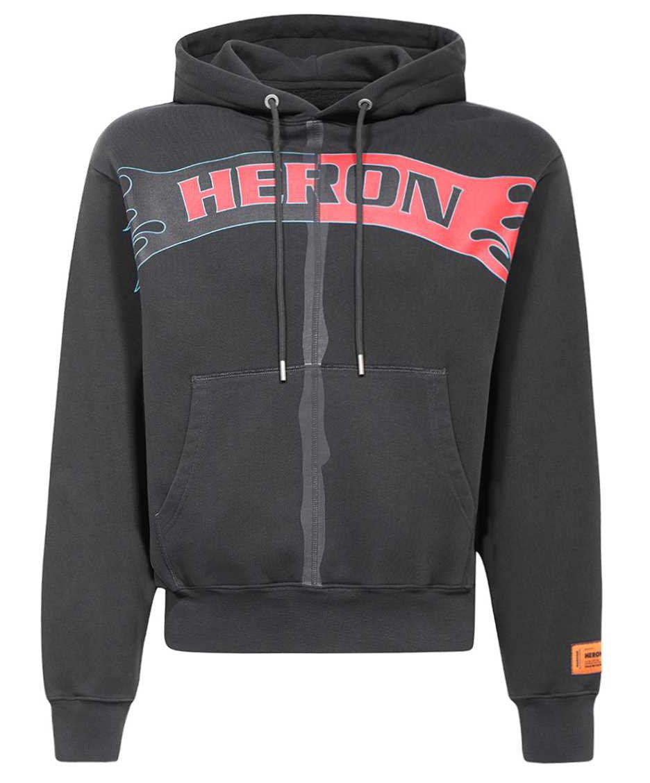 Heron Preston Cotton hoodie Zwart