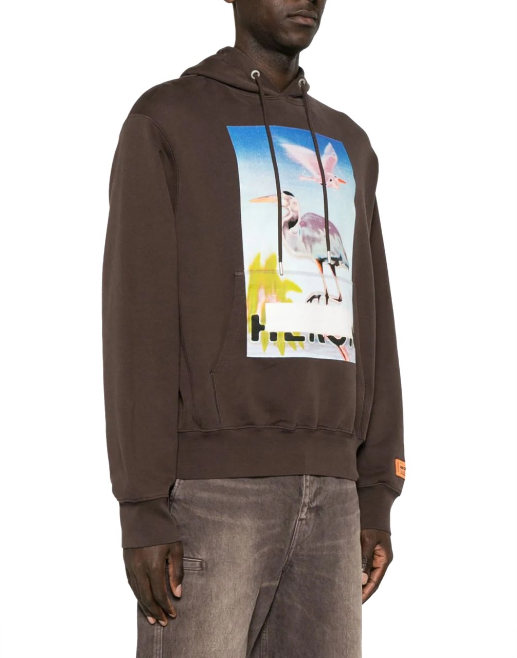 Heron Preston Heron Censored Logo Hoodie Bruin