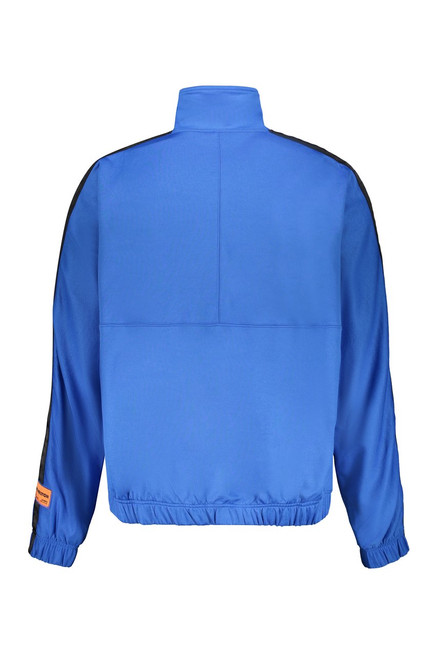 Heron Preston Techno fabric full-zip sweatshirt Blauw