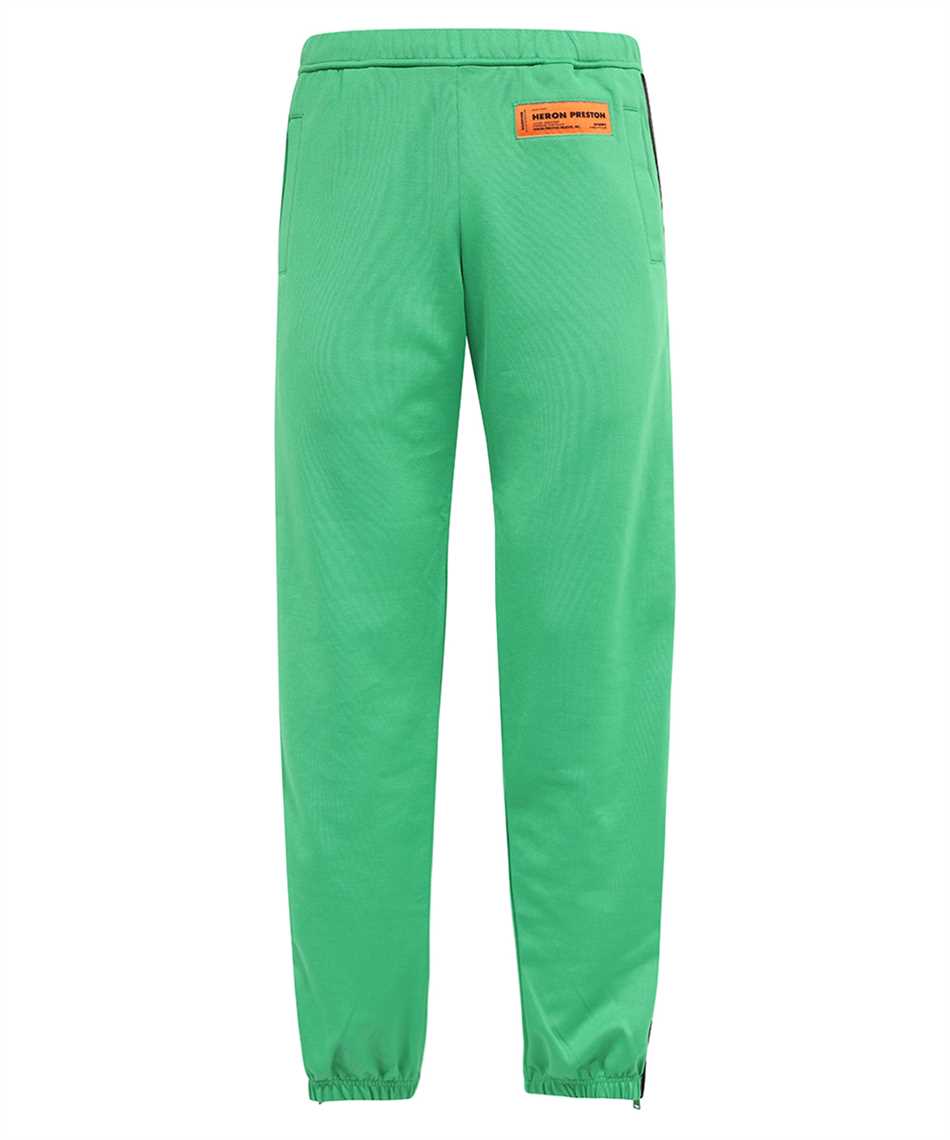 Heron Preston Contrast side stripes trousers Groen