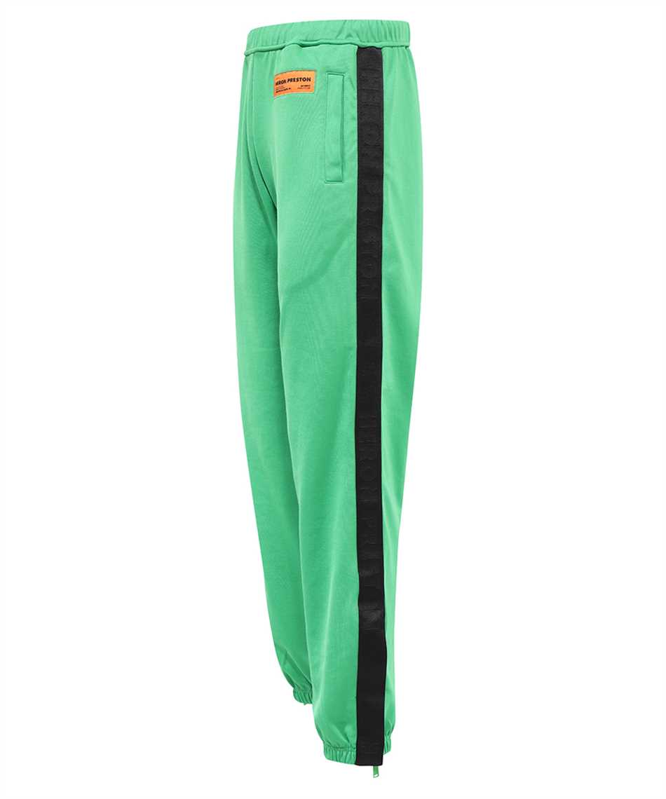 Heron Preston Contrast side stripes trousers Groen