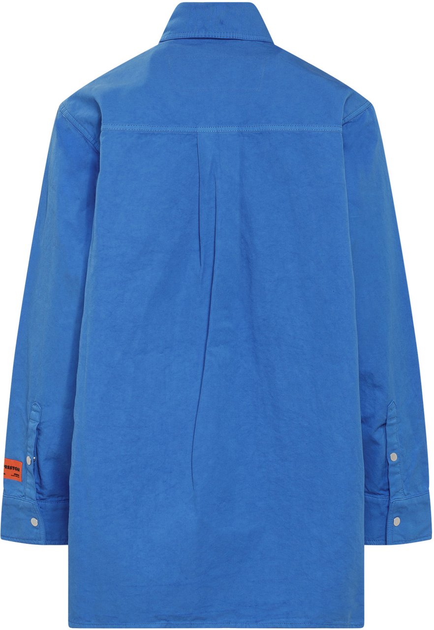 Heron Preston Camicia Pocket Blauw