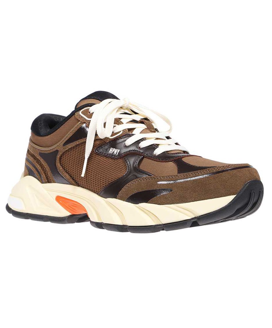 Heron Preston Block Stepper suede low-top sneakers Bruin