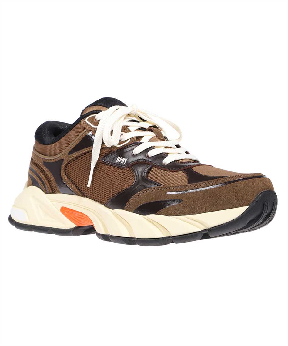 Heron Preston Block Stepper suede low-top sneakers Bruin