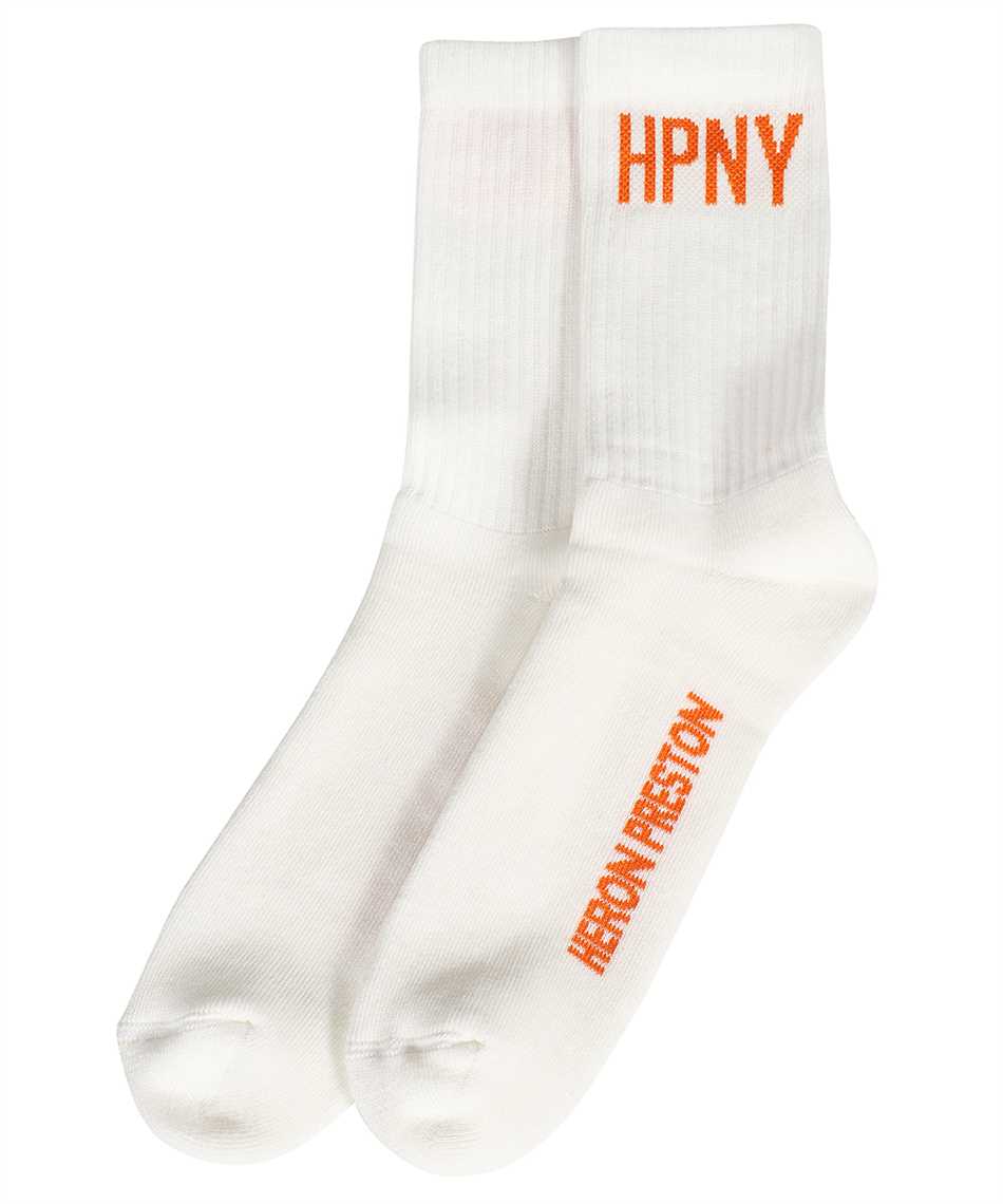 Heron Preston Logo cotton blend socks Wit