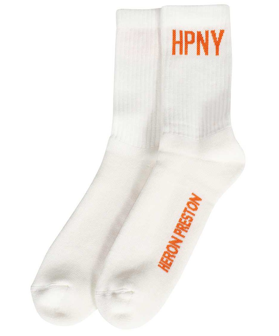 Heron Preston Logo cotton blend socks Wit