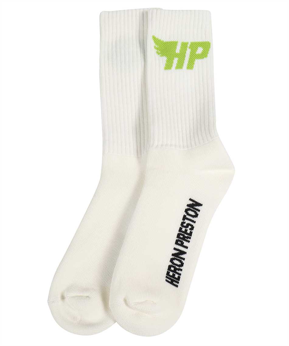 Heron Preston Logo cotton blend socks Wit