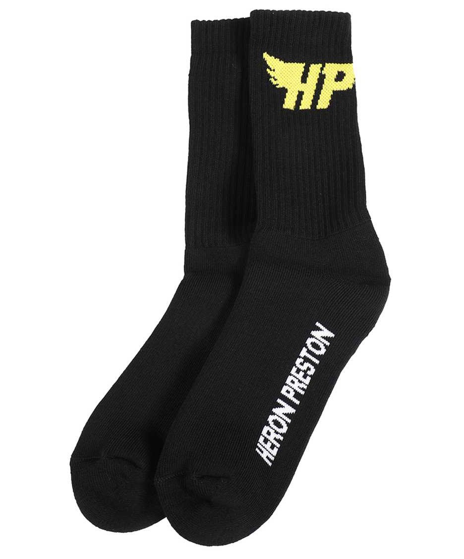 Heron Preston Logo cotton blend socks Zwart