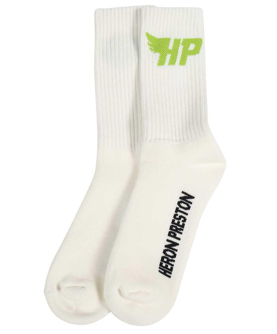 Heron Preston Logo cotton blend socks Wit